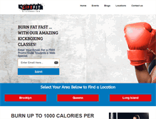 Tablet Screenshot of lifefitkickboxing.com